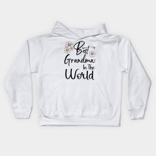 Best Grandma In The World Mother's Day Kids Hoodie